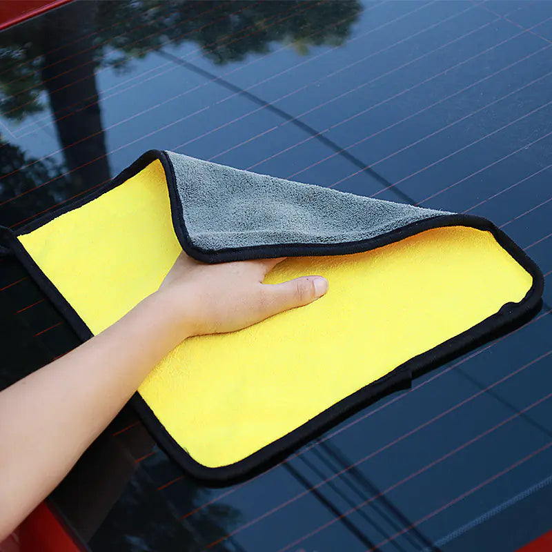 Double-Sided Coral Fleece Car Wash Towel (Thick)