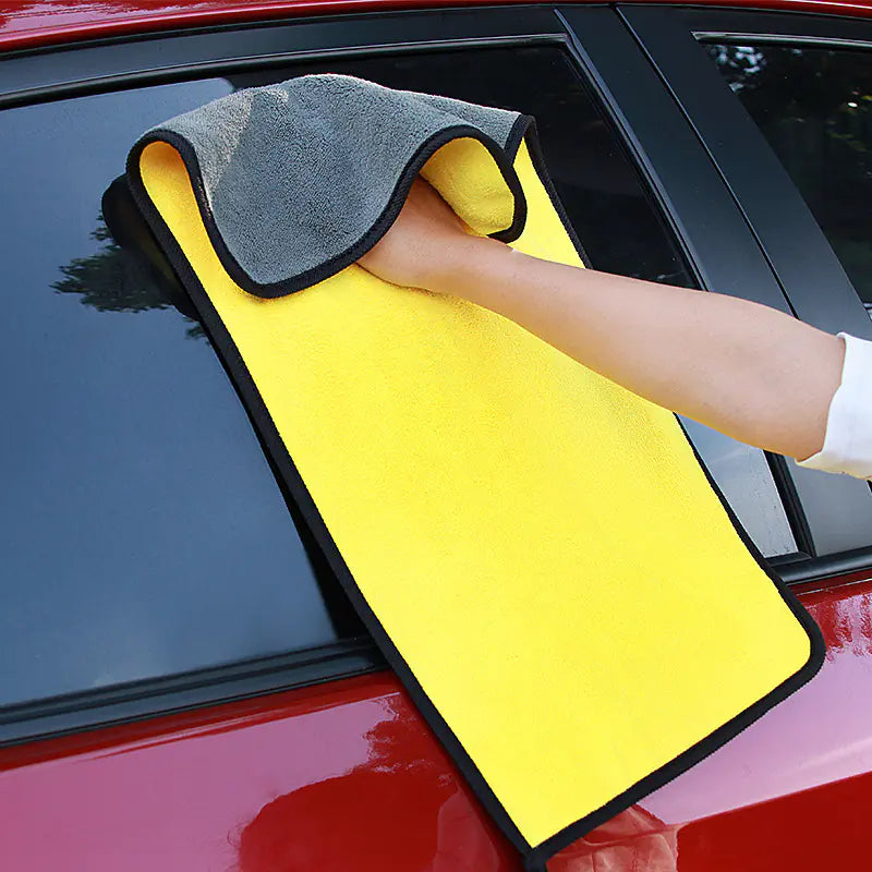 Double-Sided Coral Fleece Car Wash Towel (Thick)