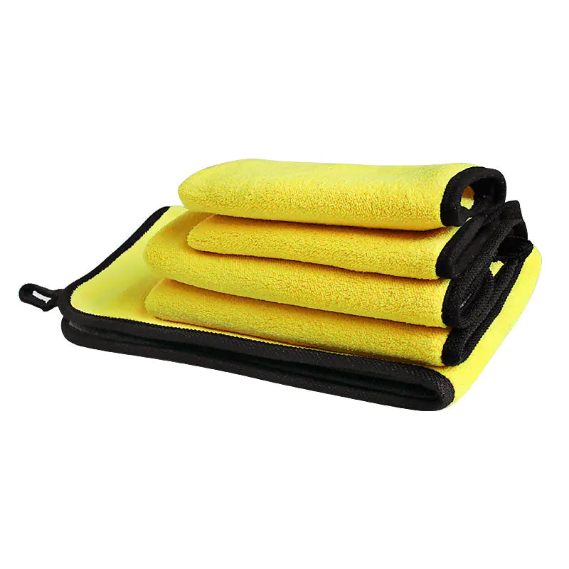 Double-Sided Coral Fleece Car Wash Towel (Thick)