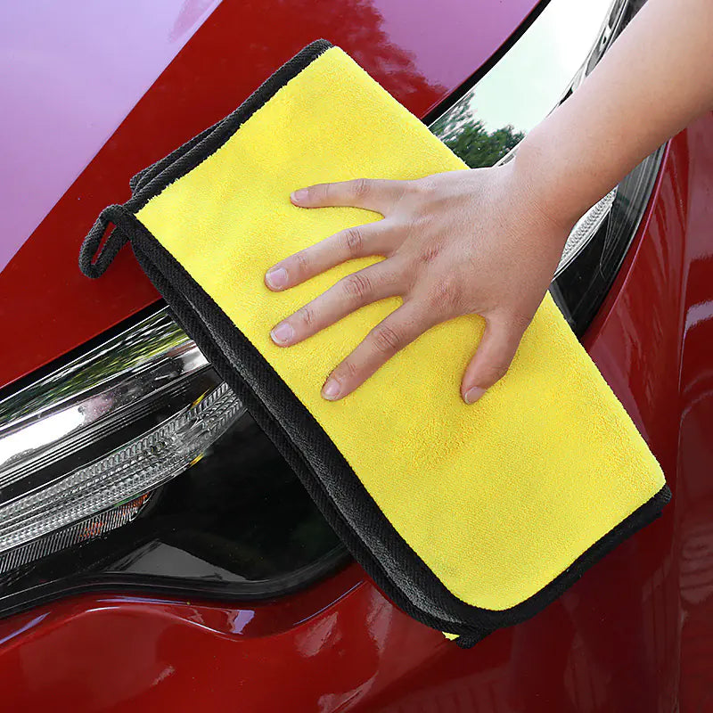 Double-Sided Coral Fleece Car Wash Towel (Thick)
