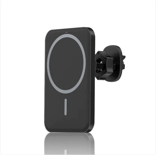 Fast & Secure Magnetic Car Phone Holder with 15W Wireless Charging