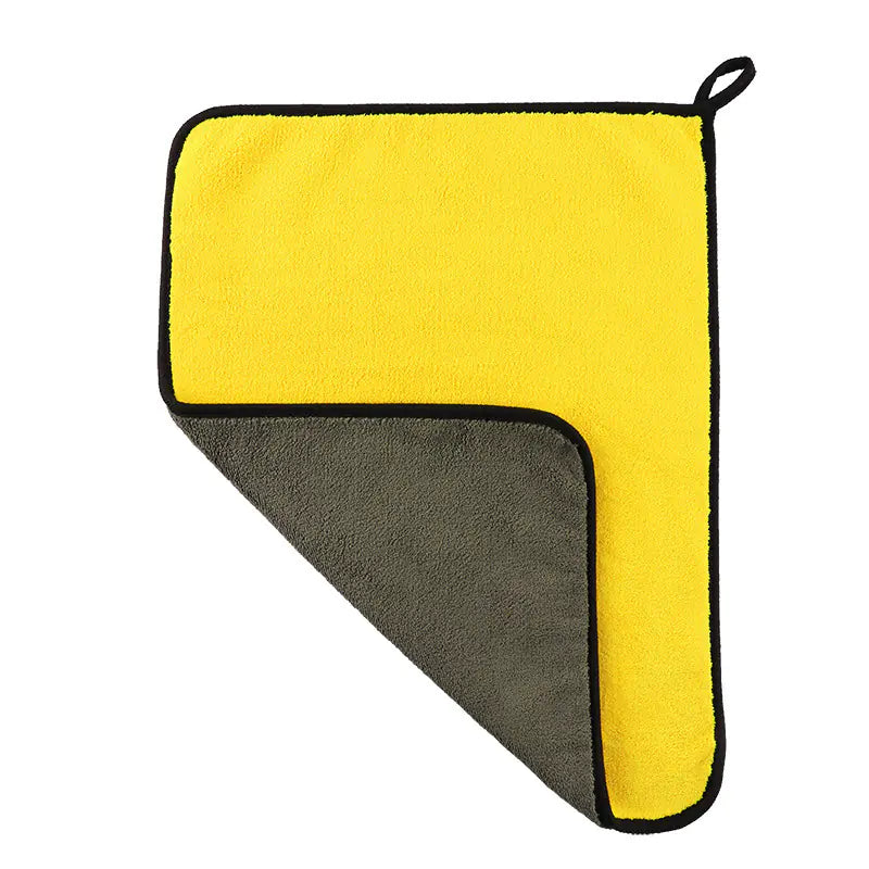 Double-Sided Coral Fleece Car Wash Towel (Thick)